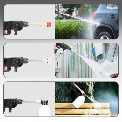 Akumuliatorinis aukšto slėgio plovimo įrenginys Airo su kompresoriumi