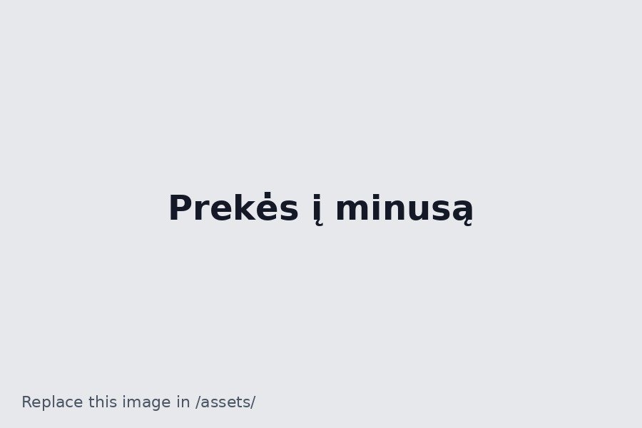 Prekės į minusą